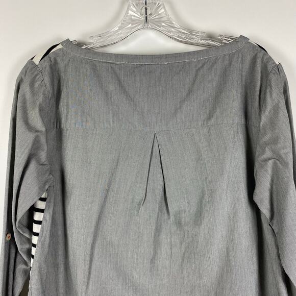 Postmark Anthropologie Conductor Stripe Top Long Sleeved Women’s Size XS - Picture 10 of 12